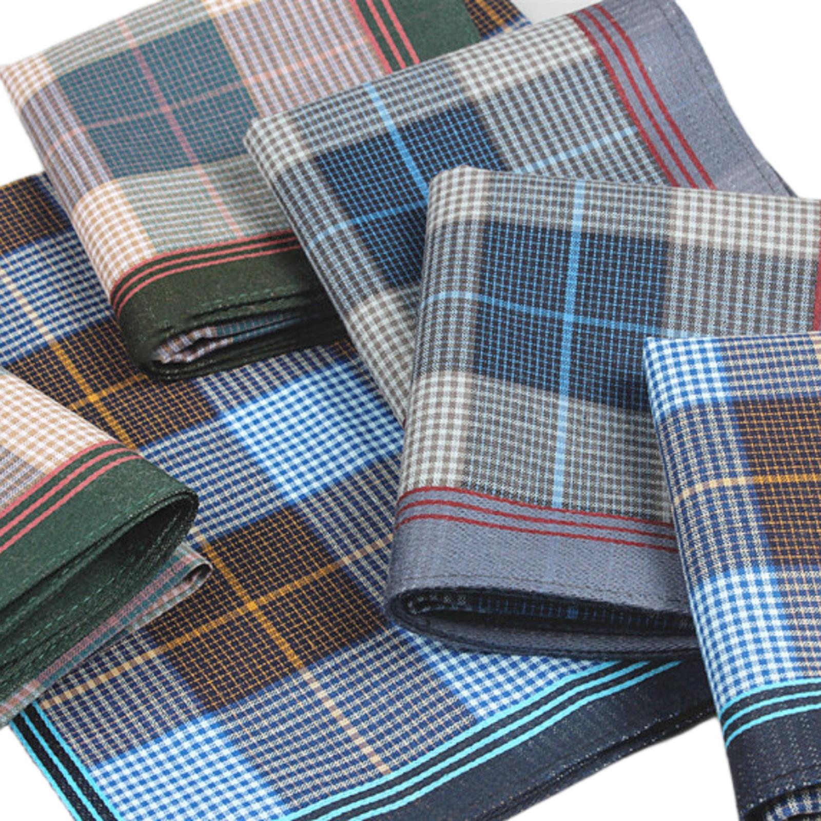6Pcs Unisex Cotton Handkerchie - Handkerchief Cotton Men 评论和价格