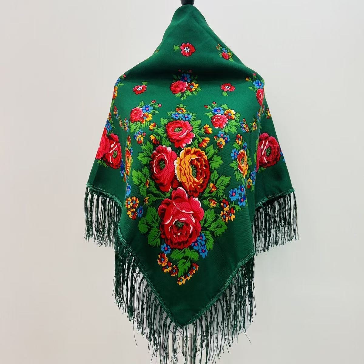 120*120cm Luxury Floral Russia - Bandana Cotton 评论和价格