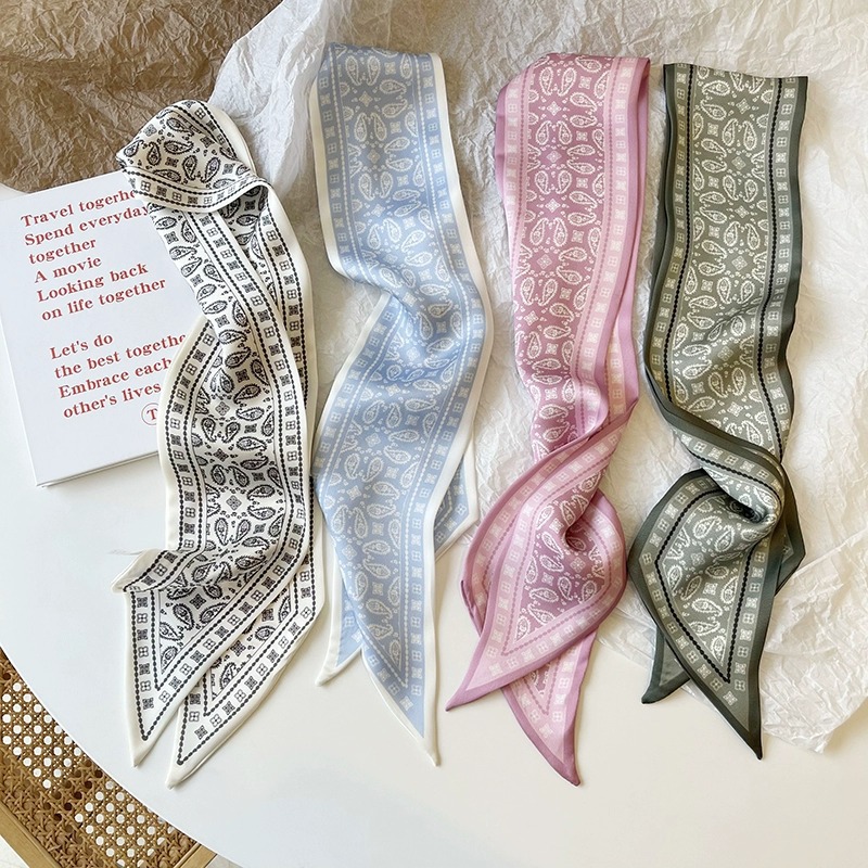 Set Series Silk Satin Scarf Wo - Head Wrap Turban 评论和价格