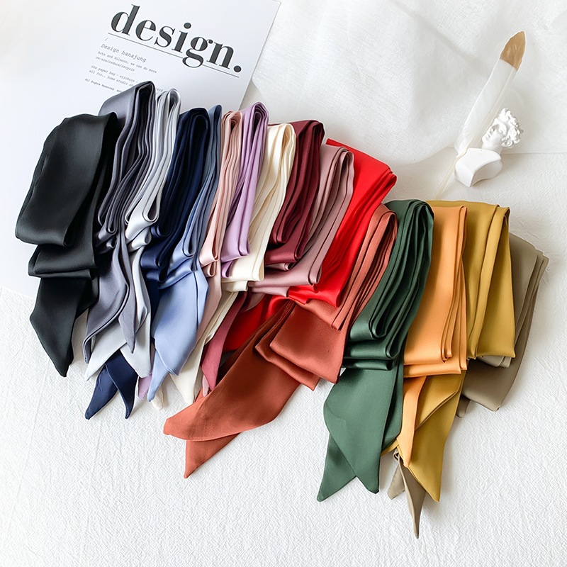 Women Narrow Solid Colors Long - Skinny Tie Men 评论和价格