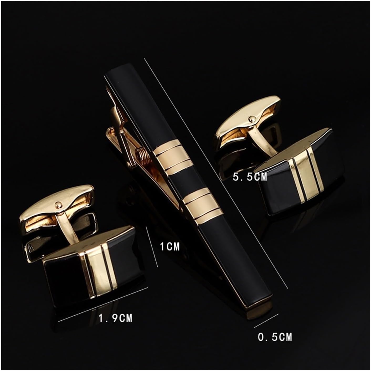 2 Sets,Mens Ties Clip Cufflink - Tie Bar Set Gift 评论和价格