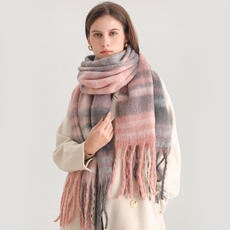 Korean Winter Imitation Cashme - Muffler Men Wool 评论和价格