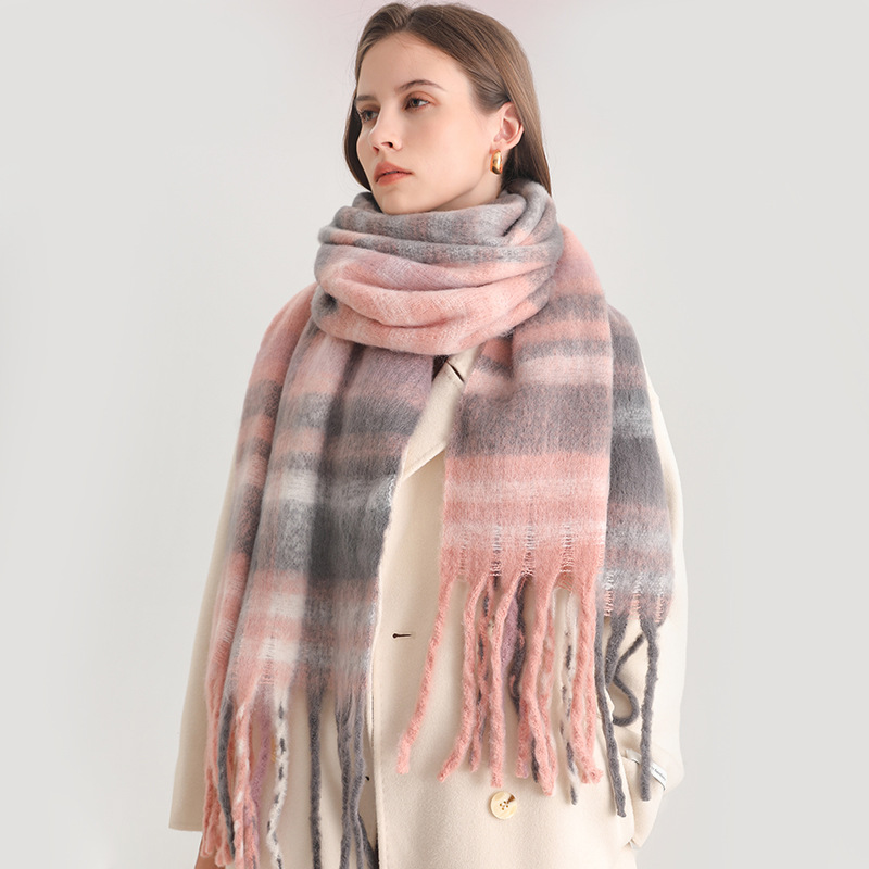 Korean Winter Imitation Cashme - Muffler Men Wool 评论和价格