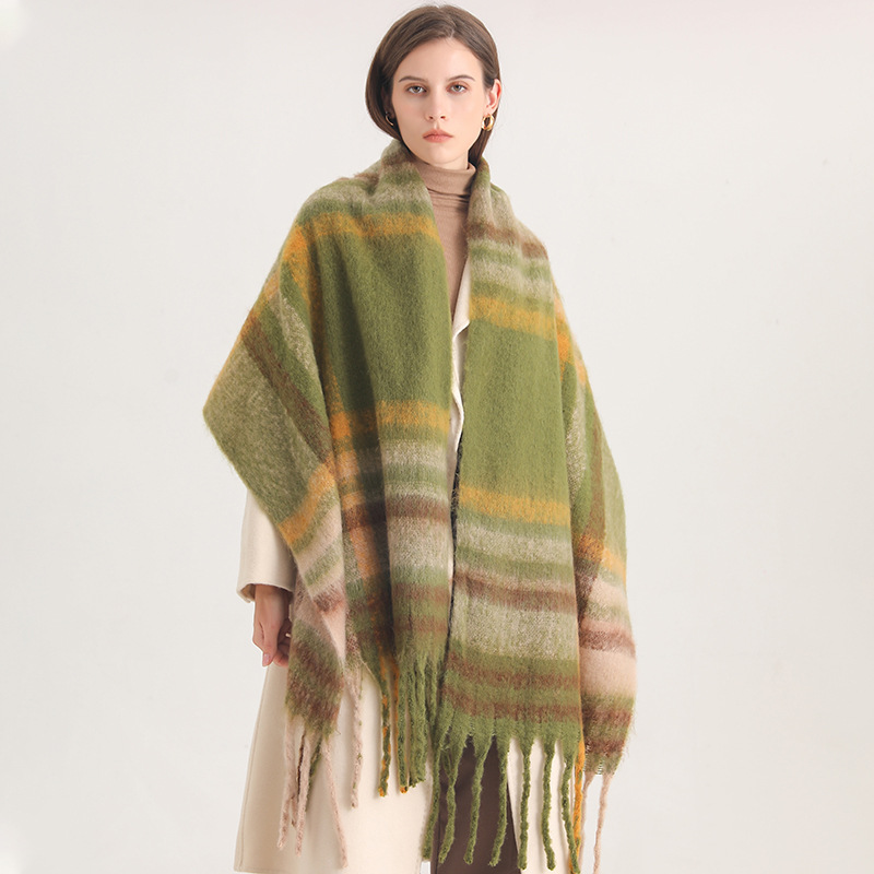 Korean Winter Imitation Cashme - Muffler Men Wool 评论和价格
